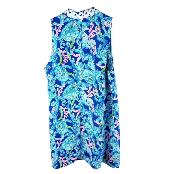 Lilly Pulitzer Jane Corsica Print Shift Dress Size 12 - Picture 7 of 10